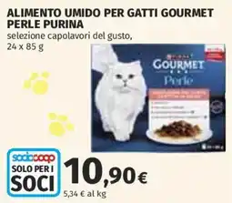 Ipercoop Alimento umido per gatti Gourmet Perle Purina offerta