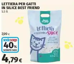 Ipercoop Lettiera per gatti in silice Best Friend offerta