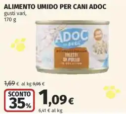 Ipercoop Alimento umido per cani ADOC offerta