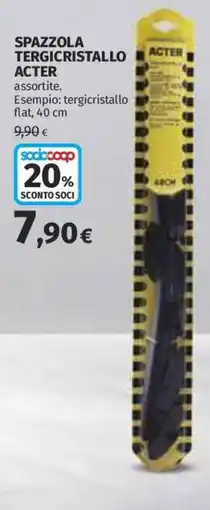 Ipercoop Spazzola tergicristallo Acter offerta