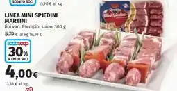 Ipercoop Linea mini spiedini Martini offerta
