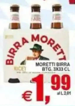 Pewex Birra Moretti offerta