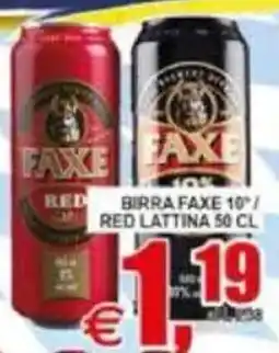 Pewex Birra Faxe Red Lattina offerta
