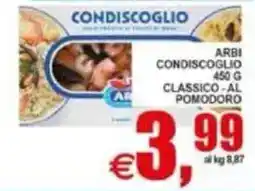 Pewex Arbi condiscoglio classico al pomodoro offerta
