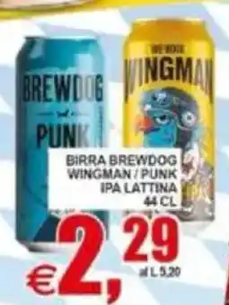 Pewex Birra BrewDog Wingman / Punk offerta