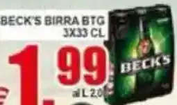 Pewex Beck's birra offerta