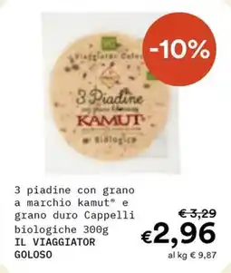 Borello Supermercati 3 Piadine Kamut Biologico offerta