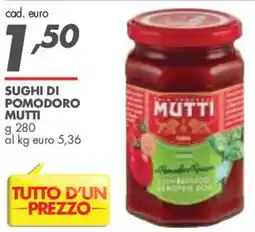 Italmark Sughi di pomodoro Mutti offerta