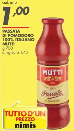 Italmark Passata Mutti offerta