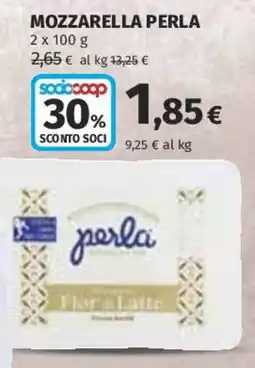 Ipercoop Mozzarella Perla offerta