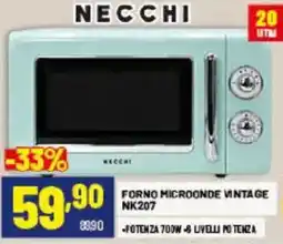 Risparmio Casa Forno microonde vintage Necchi offerta