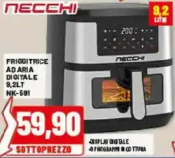 Risparmio Casa Friggitrice ad aria digitale Necchi offerta