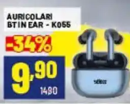 Risparmio Casa Auricolari Bt In Ear - K055 offerta
