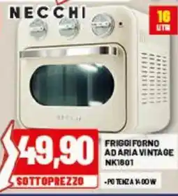 Risparmio Casa Friggi forno ad aria vintage Necchi offerta