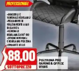 Risparmio Casa Poltrona Pro Gaming & Office offerta