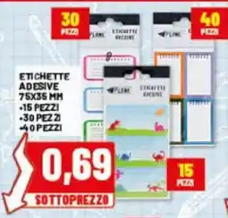 Risparmio Casa Etichette adesive offerta