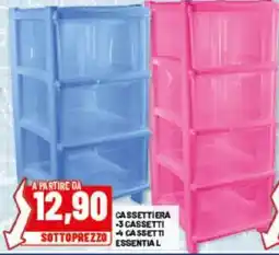 Risparmio Casa Cassettiera Essentia L offerta