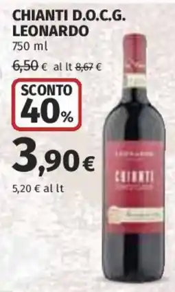 Ipercoop Chianti D.O.C.G. Leonardo offerta