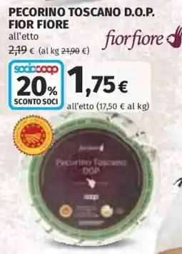 Ipercoop Pecorino Toscano D.O.P. Fior Fiore offerta
