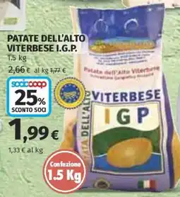 Ipercoop Patate dell'Alto Viterbese I.G.P. offerta