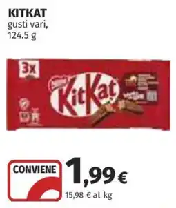 Ipercoop KitKat gusti vari offerta