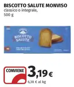 Ipercoop Biscotto salute Monviso offerta