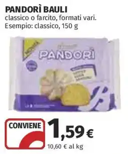 Ipercoop Pandori bauli offerta