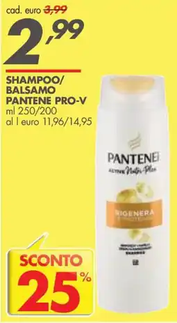Italmark Shampoo/balsamo Pantene Pro-V offerta