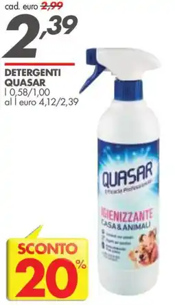 Italmark Igienizzante casa & animali Quasar offerta