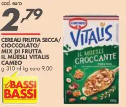 Italmark Il müesli vitalis cameo offerta