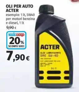 Ipercoop Olio per auto Acter offerta
