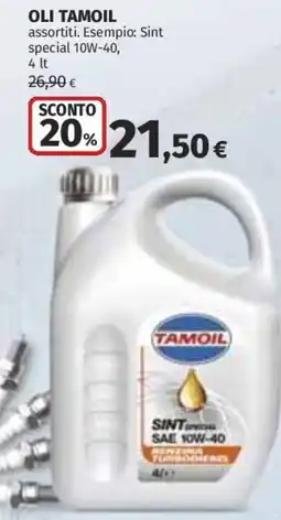 Ipercoop Oli Tamoil offerta