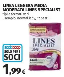 Ipercoop Lines specialist lady offerta