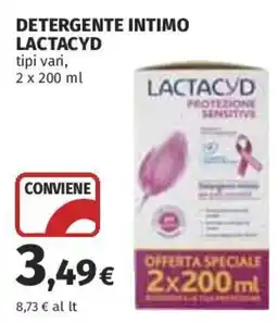 Ipercoop Detergente intimo Lactacyd offerta