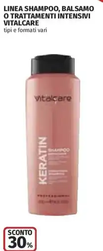 Ipercoop Vitalcare Keratin Shampoo offerta
