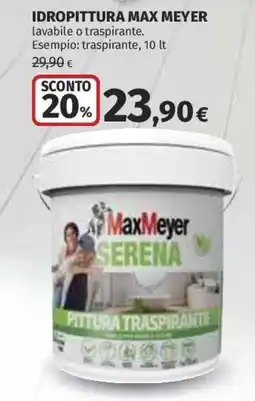 Ipercoop Idropittura Max Meyer Serena offerta