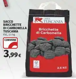 Ipercoop Bricchette di Carbonella Toscana offerta