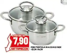 Risparmio Casa Mini pentola in acciaio inox offerta