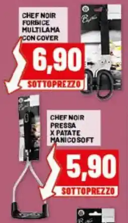 Risparmio Casa Chef Noir forbice multilama con cover offerta