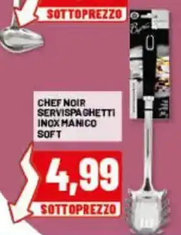 Risparmio Casa Chef Noir servispaghetti inox manico soft offerta