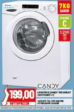 Risparmio Casa Lavatrice Candy 7kg Smart offerta