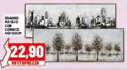 Risparmio Casa Quadro ad olio con cornice offerta