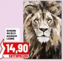 Risparmio Casa Quadro ad olio leone offerta