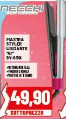 Risparmio Casa Piastra styler lisciante "Ai" Necchi offerta