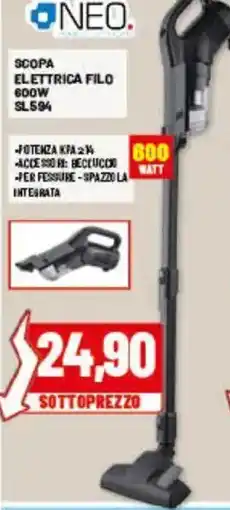 Risparmio Casa Scopa elettrica filo Neo offerta