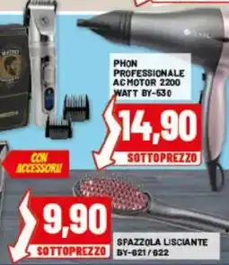 Risparmio Casa Phon professionale AC Motor 2200 Watt BY-530 offerta