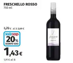 Ipercoop Freschello Rosso offerta