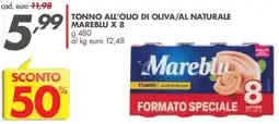 Italmark Tonno all'olio di oliva/al naturale Mareblu offerta