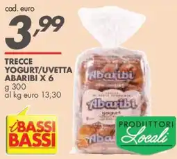 Italmark Trecce Yogurt/Uvetta Abaribi offerta