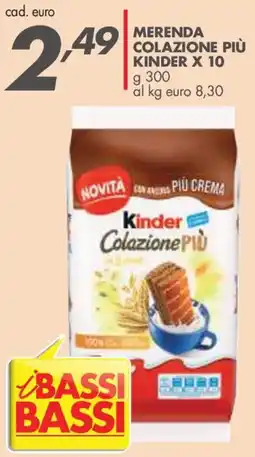 Italmark Kinder Colazione Più offerta